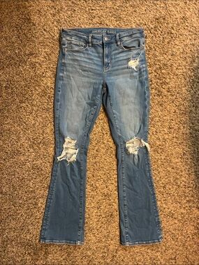 Anerican Eagle high-rise skinny kick jeans -size 8